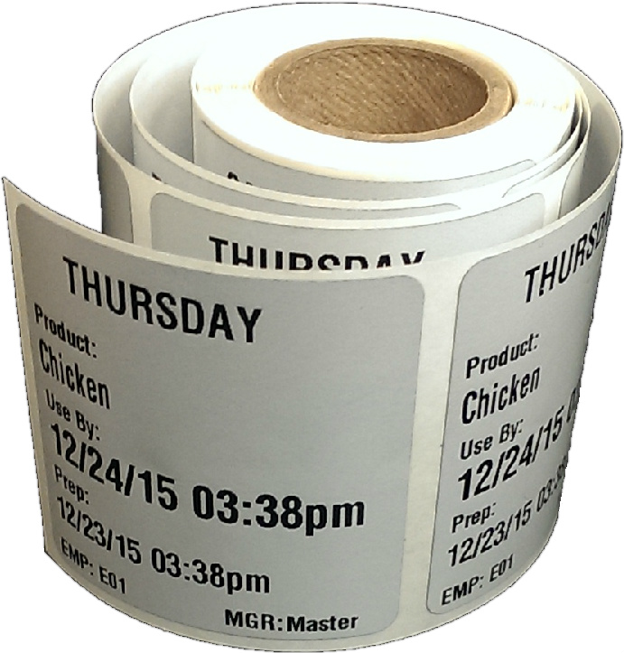Image of Direct Thermal Printed HotSafe Food Safety Labels